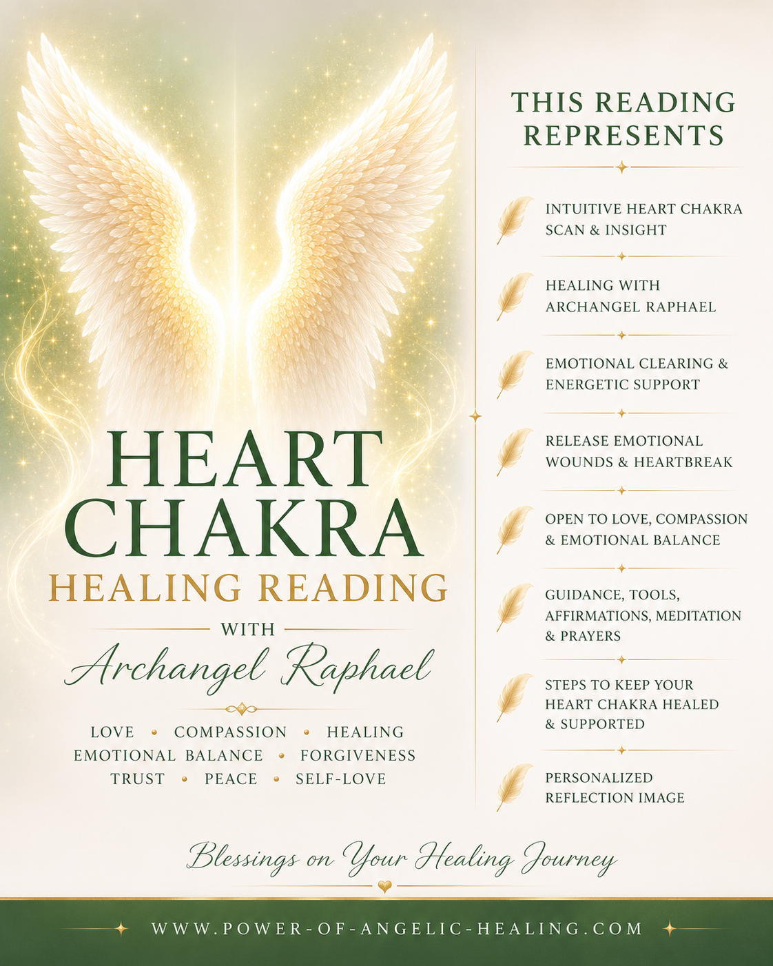 Heart Chakra Healing & Archangel Raphael Intuitive Reading