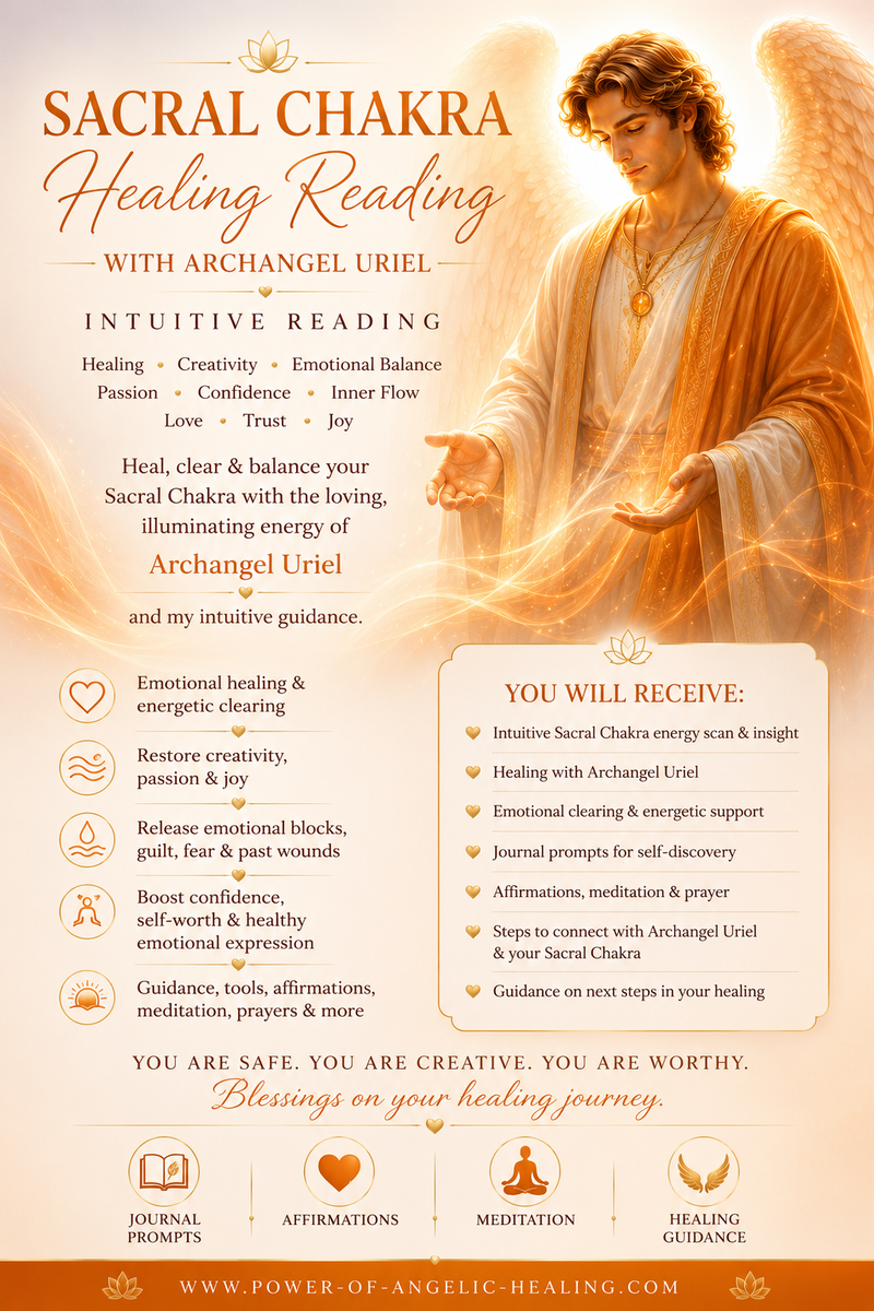 Sacral Chakra Healing & Archangel Uriel Intuitive Reading