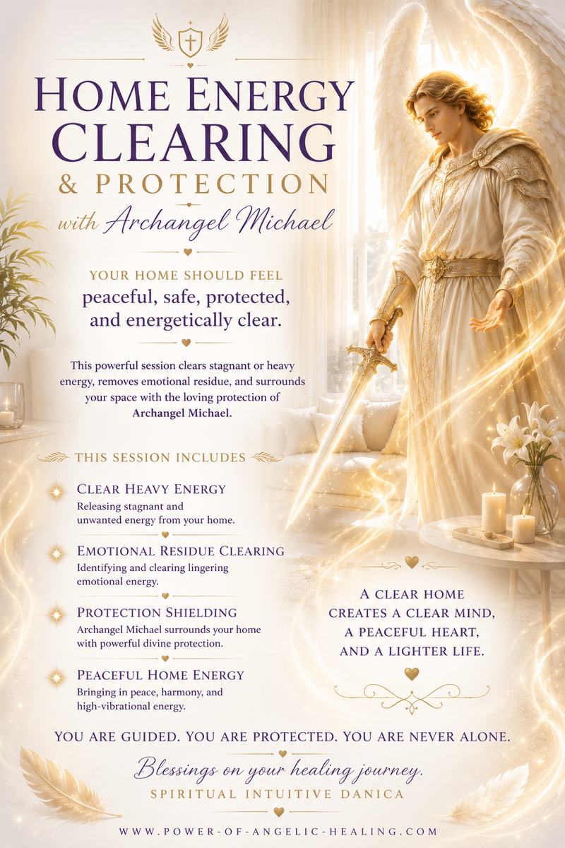 Home Energy Clearing & Protection  With Archangel Michael  Clear • Protect • Restore the Energy of Your Space