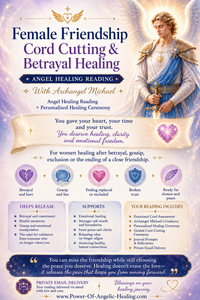 Female Friendship Cord Cutting & Betrayal Healing