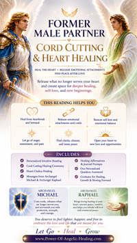 Former Male Partner Cord Cutting & Heart Healing Angel Healing Reading