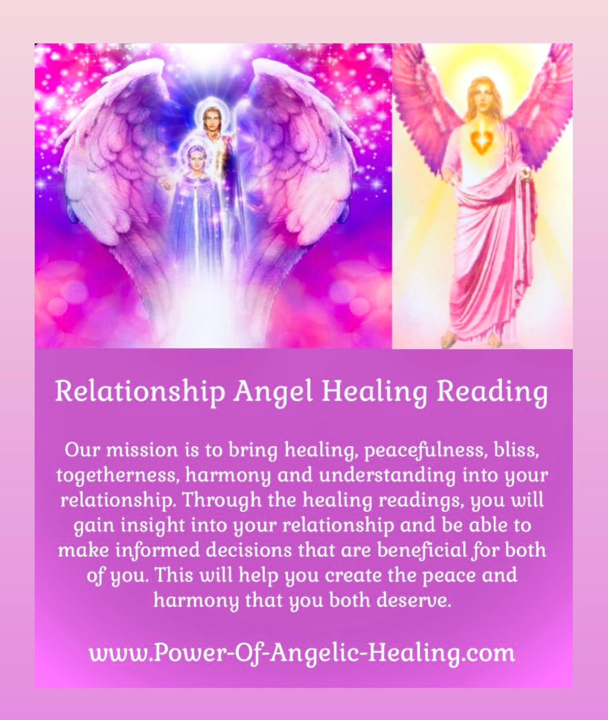 Relationship Angel Healing Reading