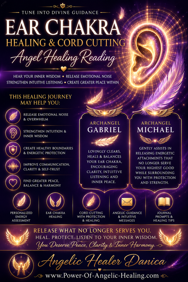 Ear Chakra Healing & Cord Cutting Angel Healing Reading