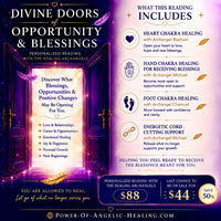 Divine Doors of Opportunity & Blessings. Personalized Reading with the Healing Archangels.