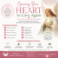 Opening Your Heart to Love Again. Angel Healing Reading.