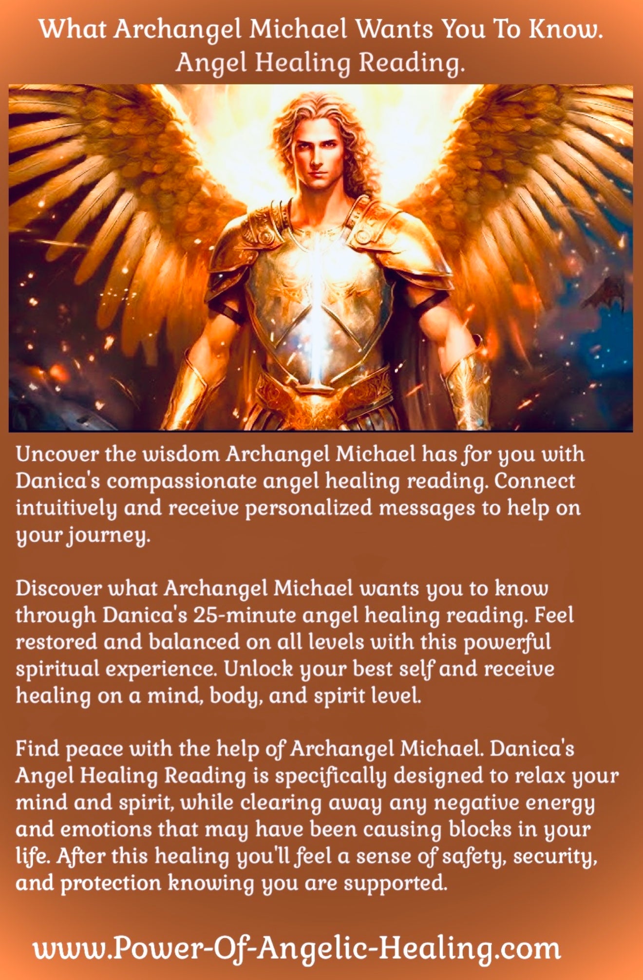 What Archangel Michael Wants You To Know. Angel Healing Reading.