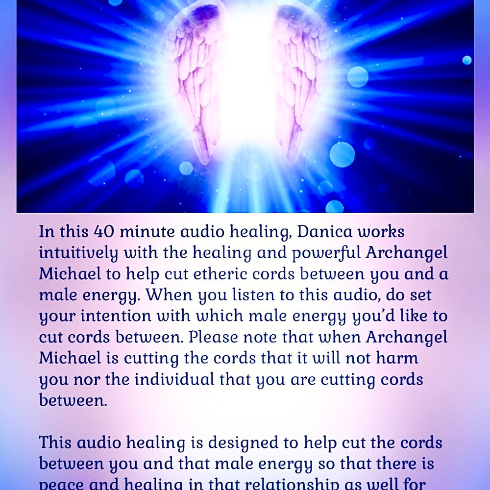 Cord Cutting Audio Healing Between Male Energy