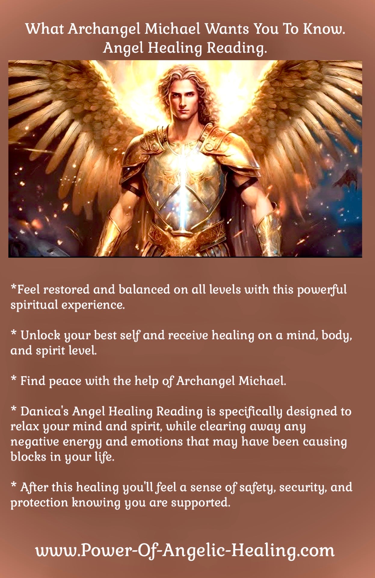 What Archangel Michael Wants You To Know. Angel Healing Reading.