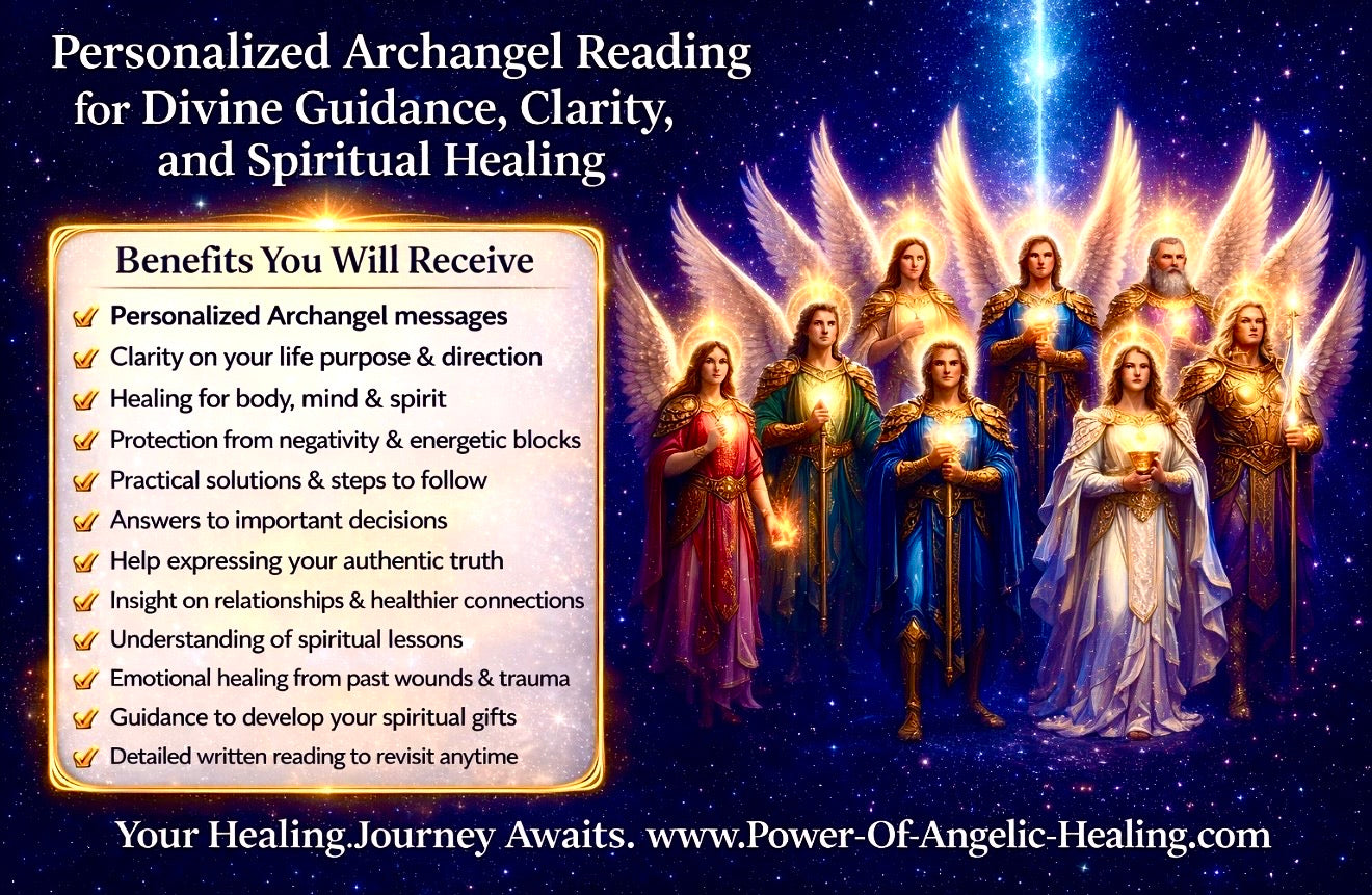 Personalized Archangel Reading for Divine Guidance, Clarity, and Spiritual Healing.