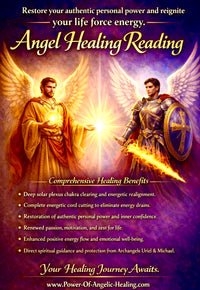Restore your authentic personal power and reignite your life force energy. Angel Healing Reading.