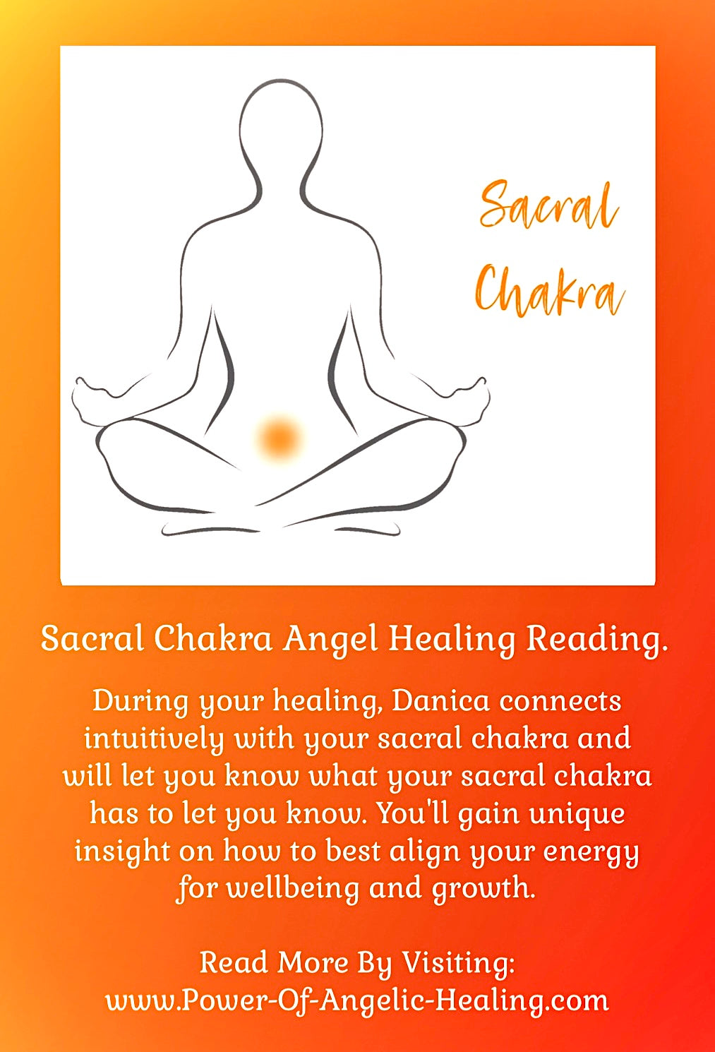 Sacral Chakra Angel Healing Reading.