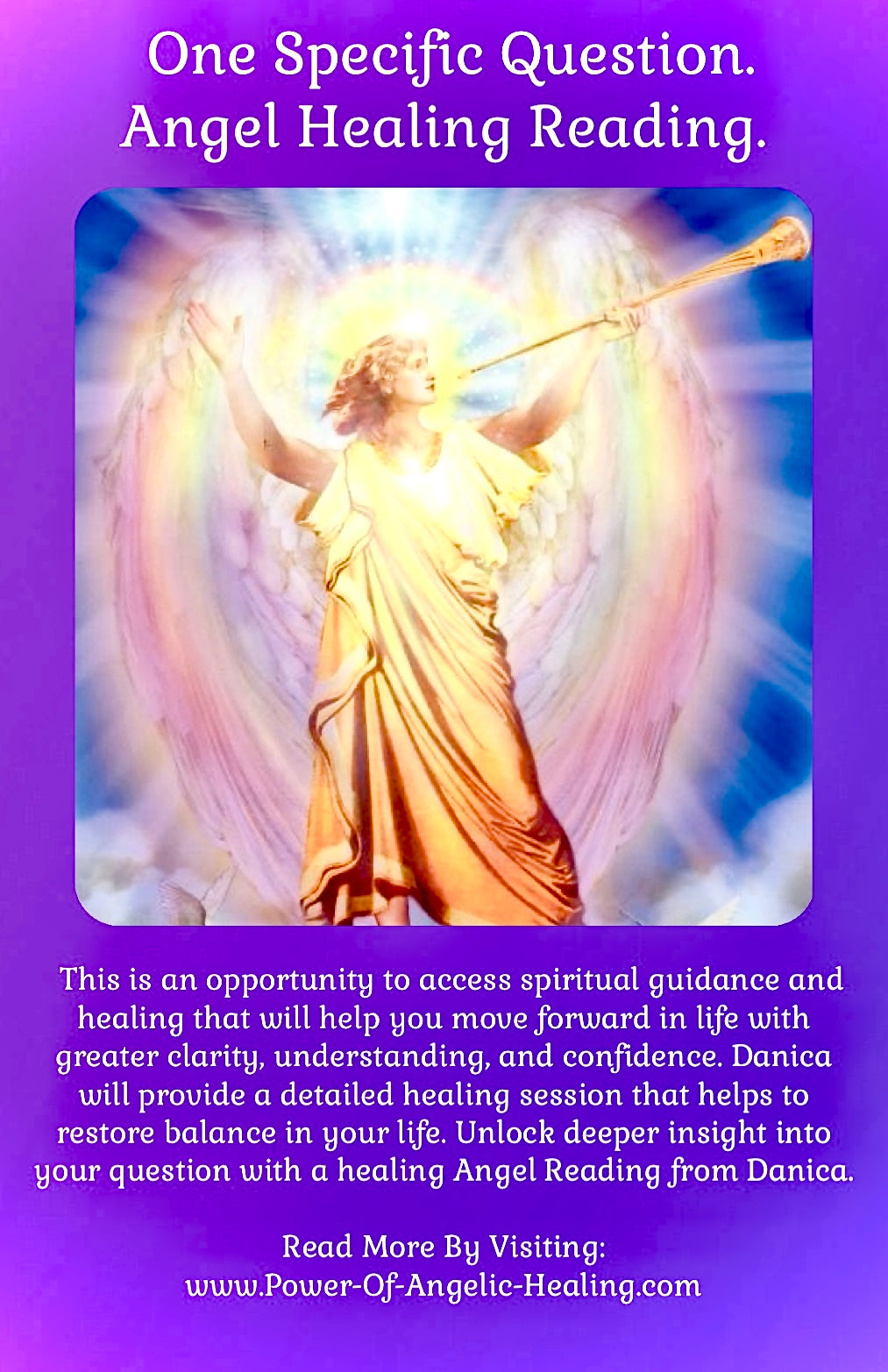 One Specific Question. Angel Healing Reading.