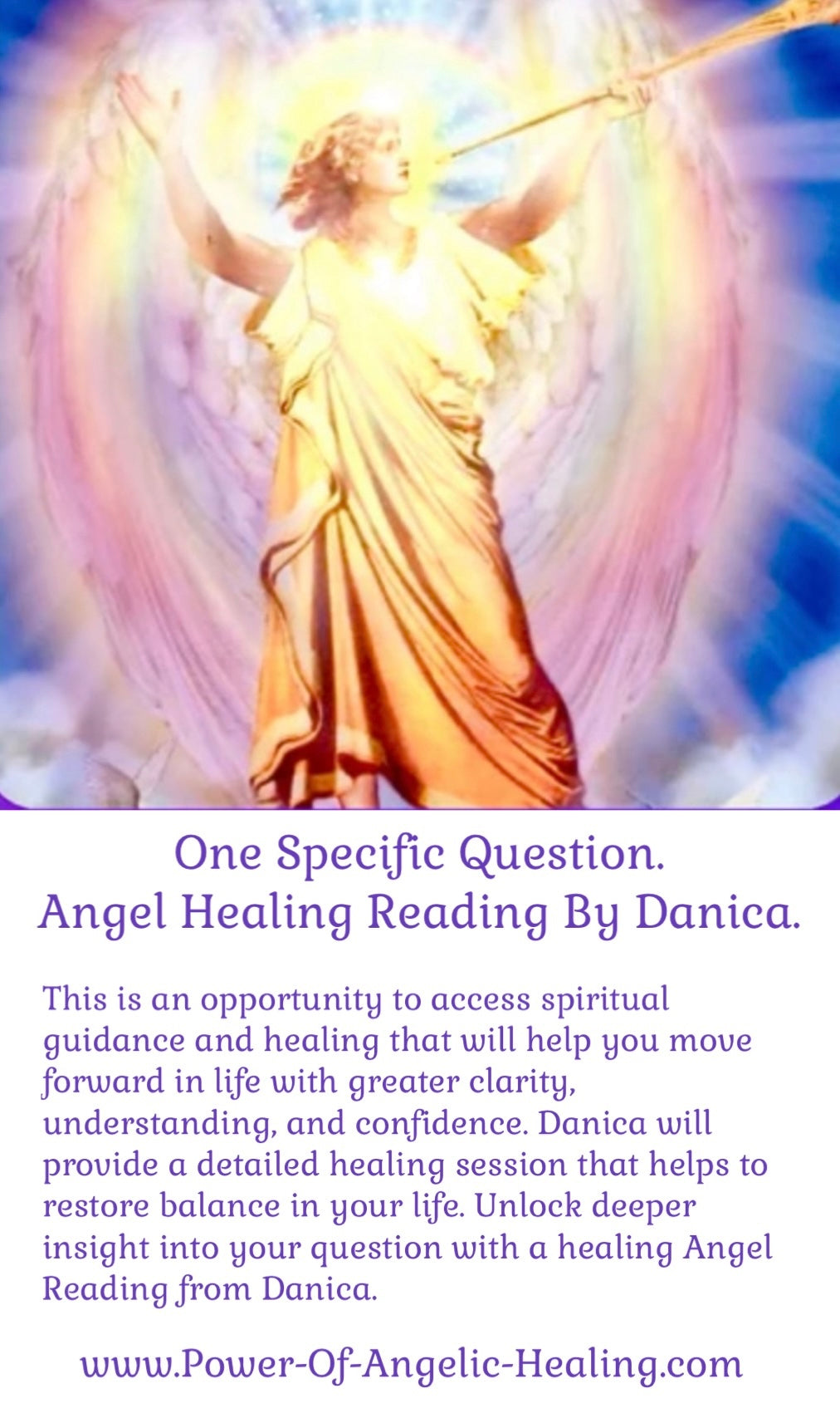 One Specific Question. Angel Healing Reading By Danica.