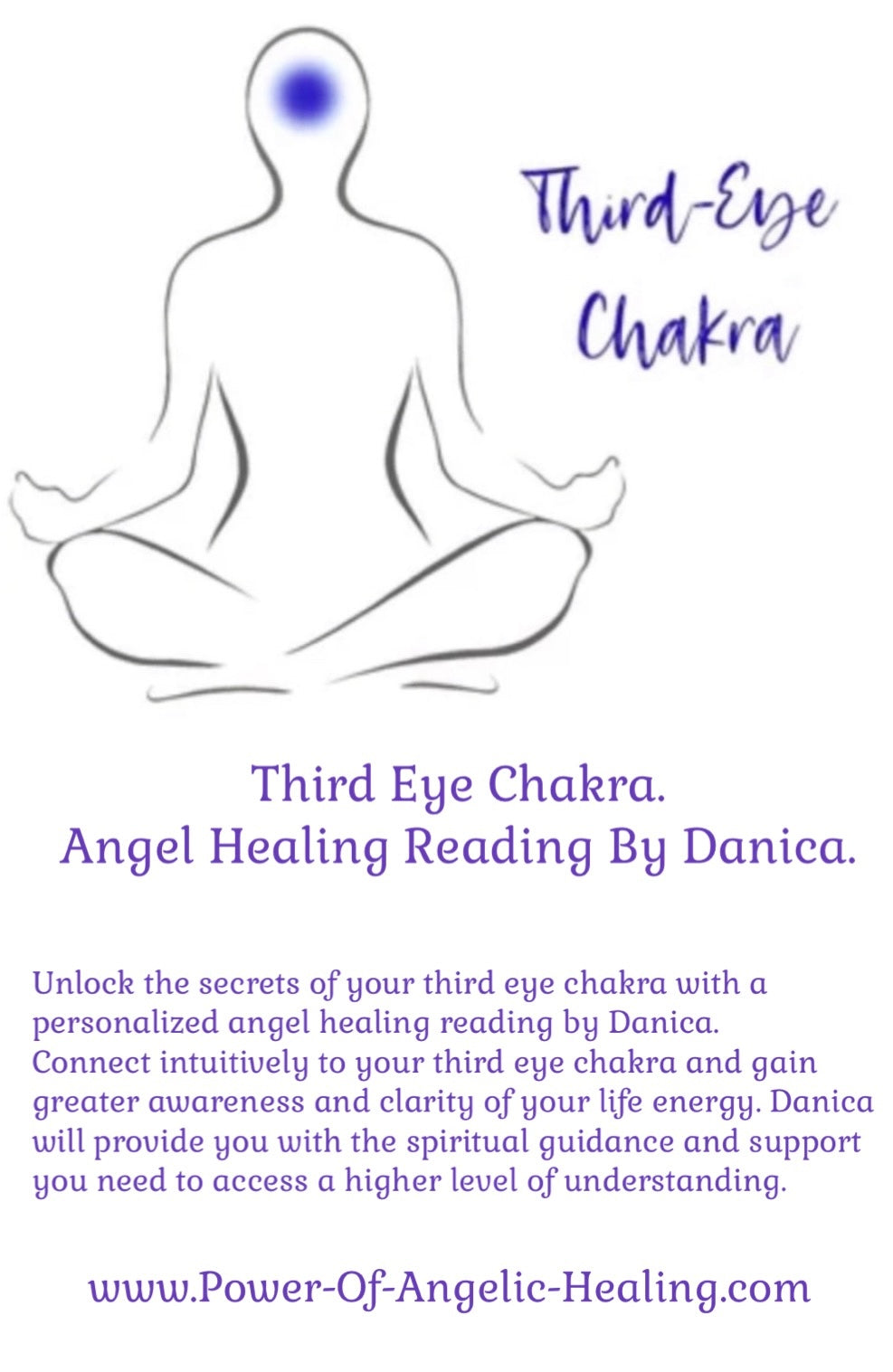 Third Eye Chakra. Angel Healing Reading By Danica.