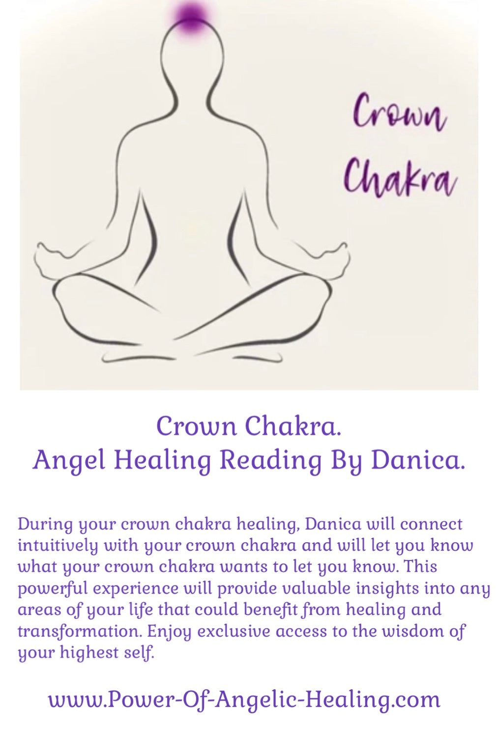 Crown Chakra. Angel Healing Reading By Danica.