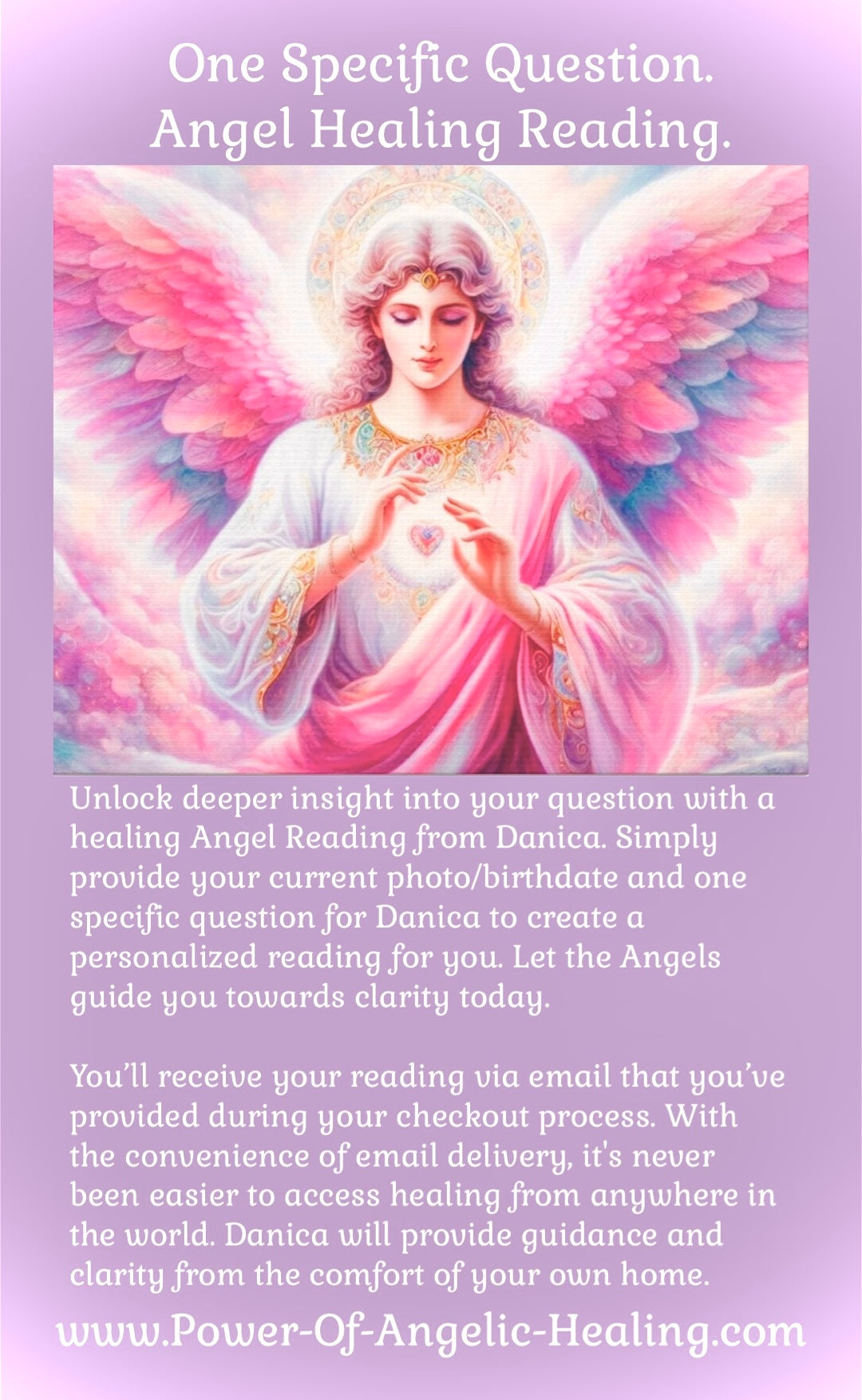 One Specific Question. Angel Healing Reading.