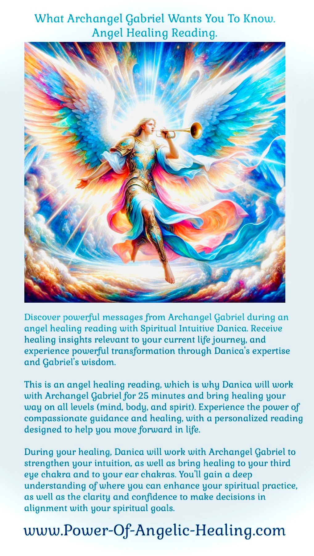 What Archangel Gabriel Wants You To Know. Angel Healing Reading.