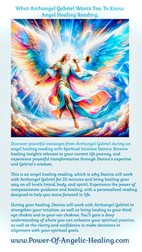 What Archangel Gabriel Wants You To Know. Angel Healing Reading.