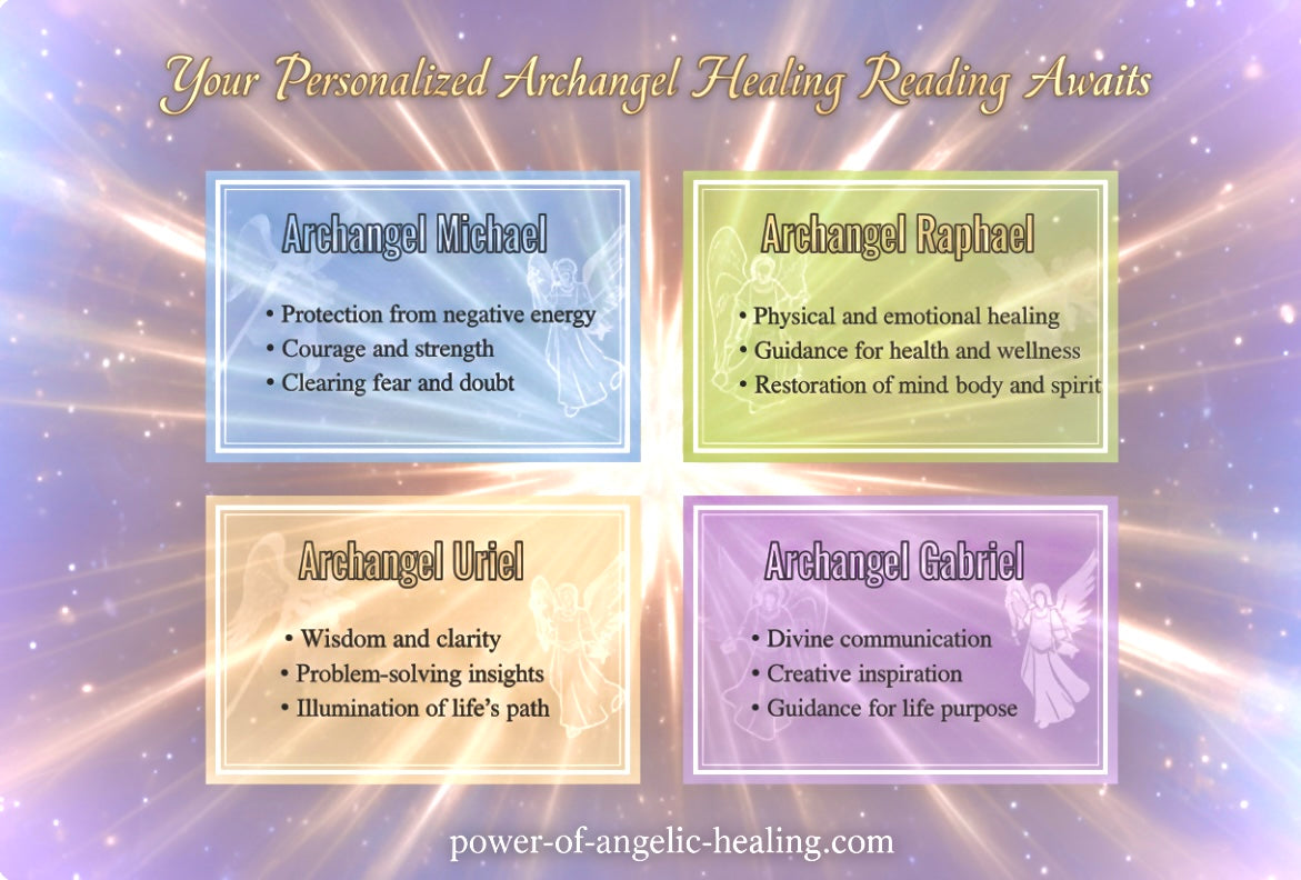 Personalized Archangel Reading for Divine Guidance, Clarity, and Spiritual Healing.