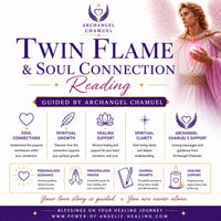 Twin Flame & Soul Connection Reading.  Soul Connections • Divine Timing • Spiritual Growth • Healing.