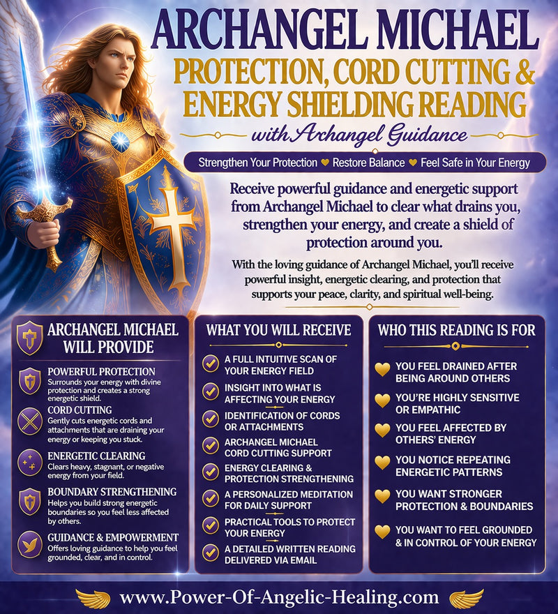 Archangel Michael Protection, Cord Cutting & Energy Shielding Reading with Archangel Guidance✨Clear Energetic Attachments • Strengthen Your Protection • Restore Balance • Feel Safe in Your Energy