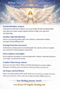 What Your Birthdate Signifies - Angel Healing Reading.