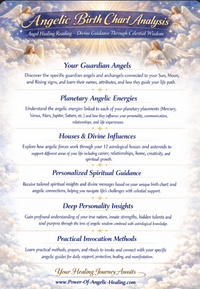 Angelic Birth Chart Analysis. Angel Healing Reading - Divine Guidance Through Celestial Wisdom.