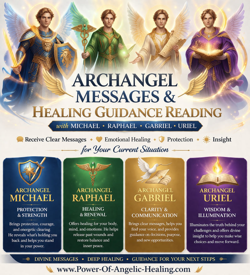 Archangel Messages & Healing Guidance Reading with Michael • Raphael • Gabriel • Uriel✨Receive Clear Messages • Emotional Healing • Protection • Insight for Your Current Situation