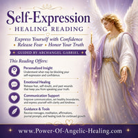 Self-Expression Healing Reading. Express Yourself with Confidence • Release Fear • Honor Your Truth
