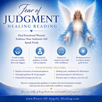 Fear of Judgment Healing Reading. Heal Emotional Wounds • Embrace Your Authentic Self • Speak Freely