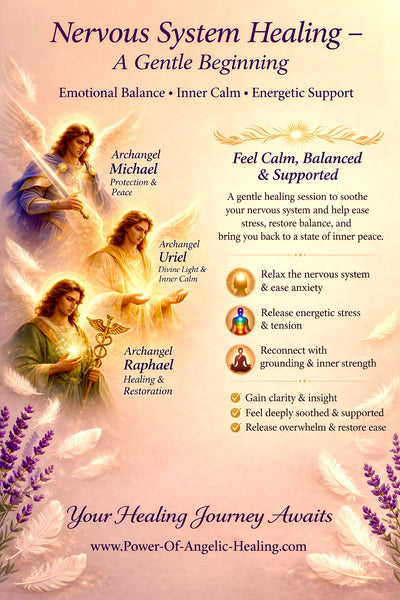 Nervous System Healing — A Gentle Beginning. Emotional Balance • Inner Calm • Energetic Support.