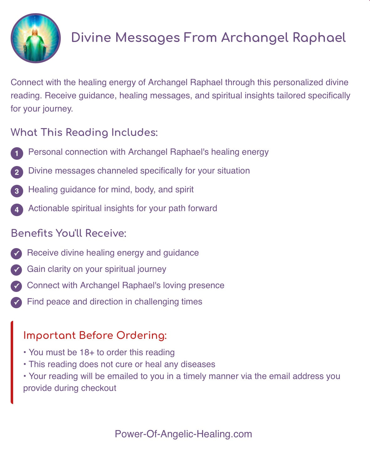 Divine Messages From Archangel Raphael