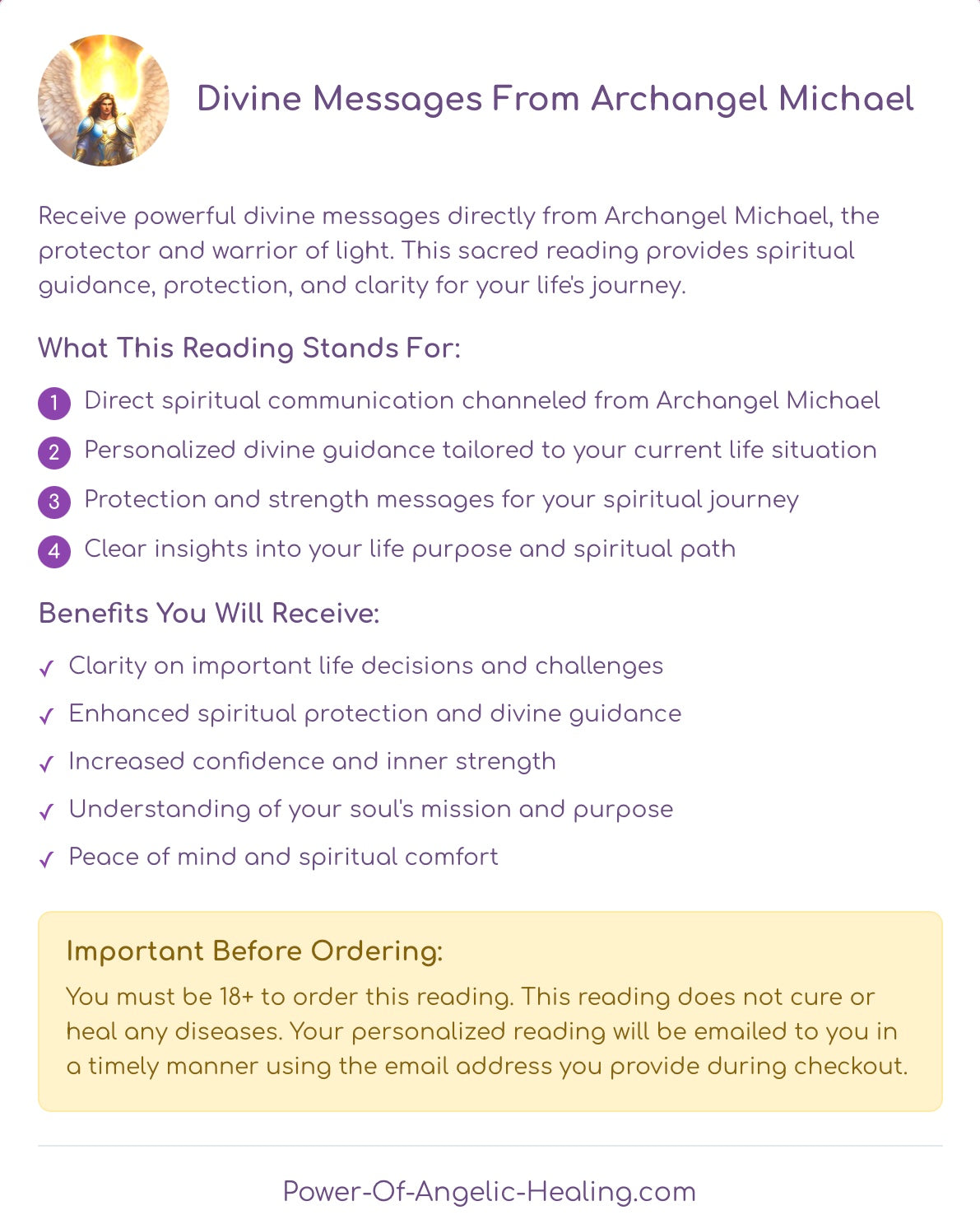 Divine Messages From Archangel Michael