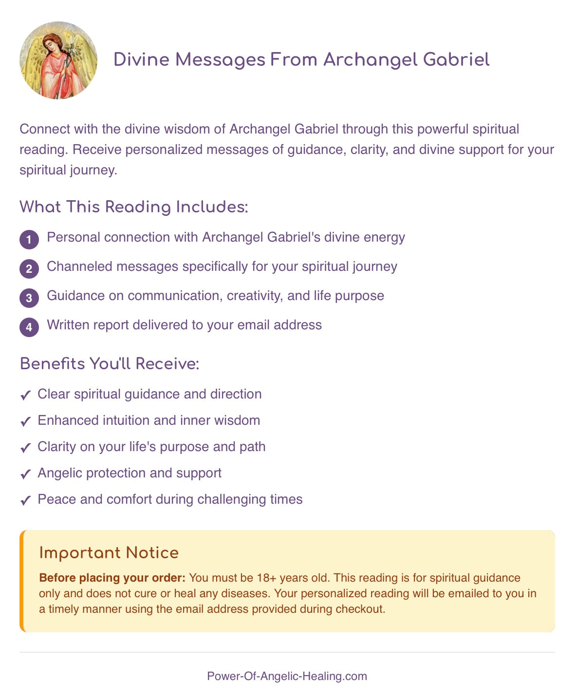 Divine Message From Archangel Gabriel
