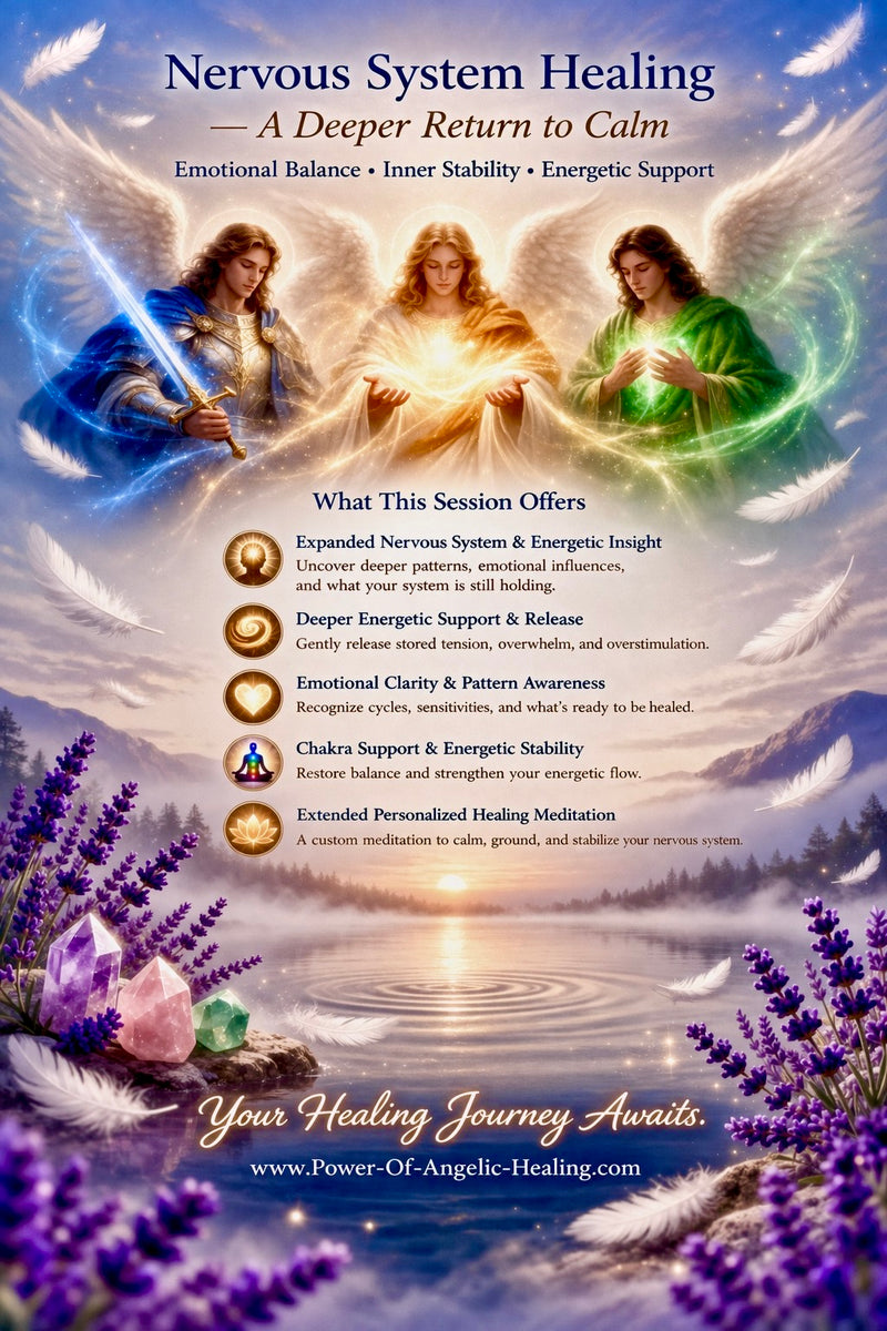 Nervous System Healing — A Deeper Return to Calm Emotional Balance • Inner Stability • Energetic Support