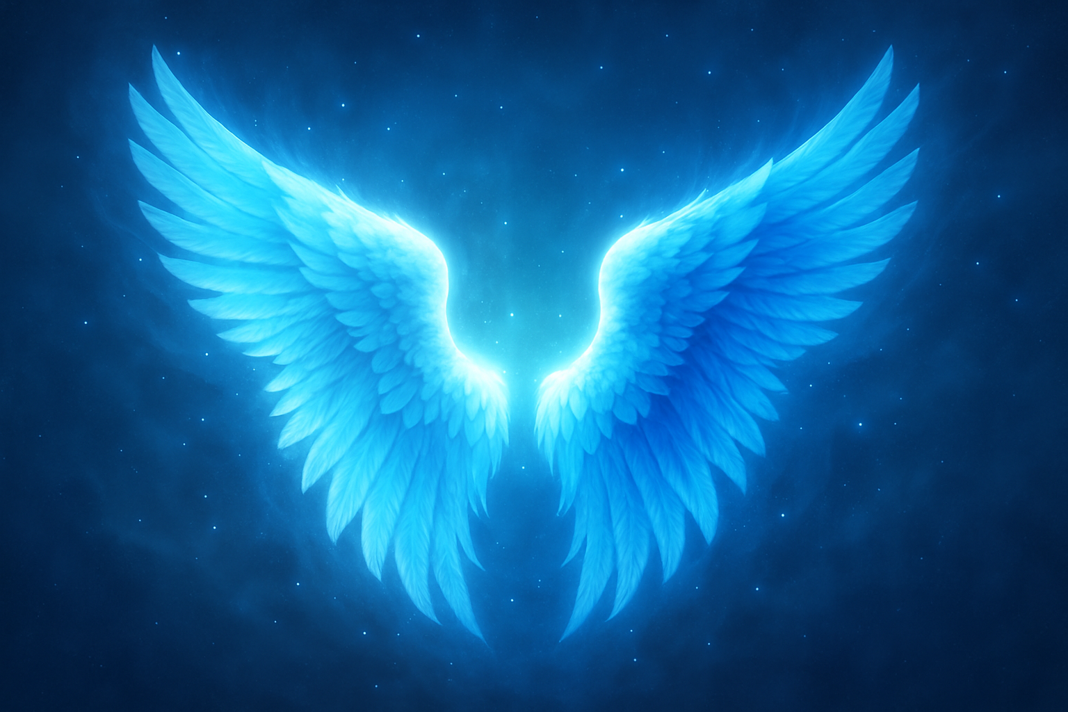 blue angel wings