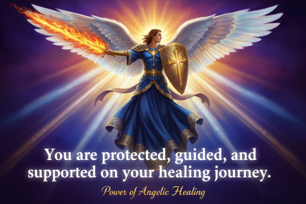 make the messages concise. put website name under the concise messages from archangel Michael. 