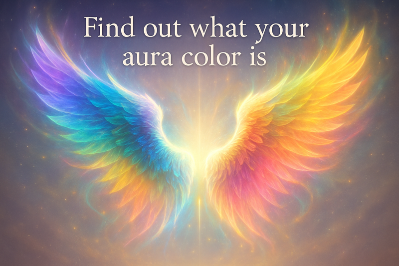 on top put, find out what your aura color is