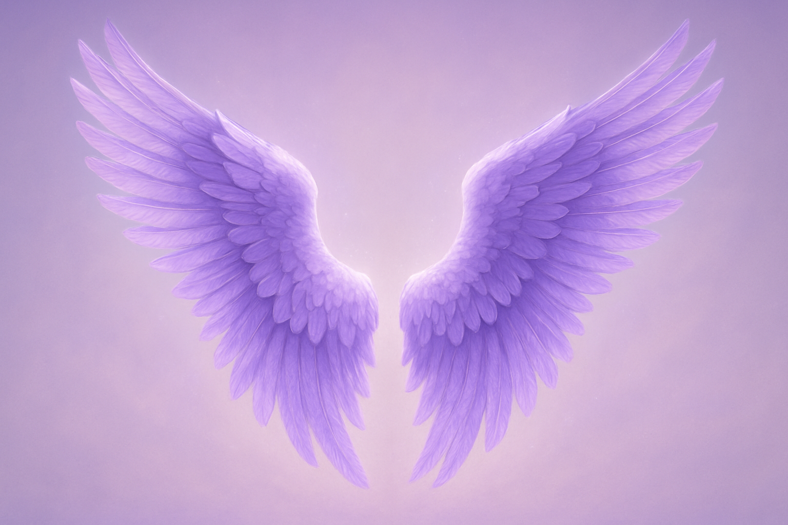 purple angel wings